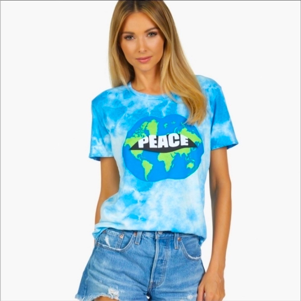 NEW LAUREN MOSHI WORLD PEACE TEE